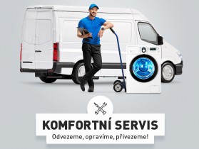 Komfortní servis! Odvezeme, opravíme, přivezeme